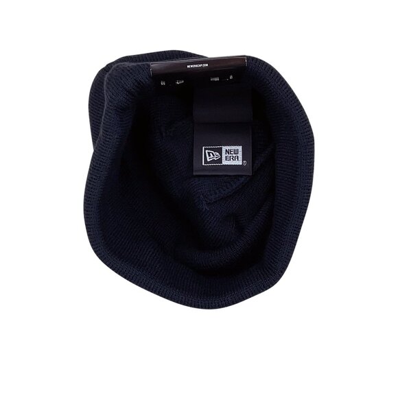 Supreme x New Era FW20 Cross Box Logo Beanie Navy - Picture 4 of 5